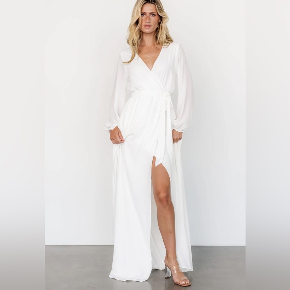 NWT Breanne Faux Wrap Maxi Dress - S